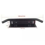 23" Bull Bar Front Bumper License Plate Holder Mount Bracket for LED Light Bar - Ảnh 6