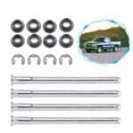 GSTP Door Hinge Pins and Bushing Kit 4 Sets For 1988-2002 Chevy GMC Fullsize Truck US – Vaizdas 2