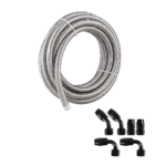 10/16/20FT 10AN CPE Fuel line Hose Braided Nylon Stainless Steel Oil Gas - 圖片 21