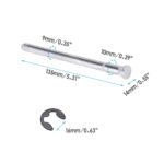 GSTP Door Hinge Pins and Bushing Kit 4 Sets For 1988-2002 Chevy GMC Fullsize Truck US – Vaizdas 4