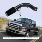 2003-07 Ford 6.0L Powerstroke Diesel F250 F350 F450 F550 Cold Air Intake Kit — изображение 8
