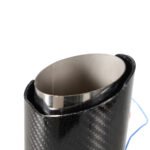 Racing Red Flame Led Exhaust Muffler Tip Carbon Fiber Racing Automobile Car Tail Pipe Light 2.5 Inch Inlet 4 Inch Outlet - Сурет 6