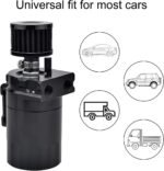 Baffled Oil Catch Can Kit Reservoir Tank with Breather Filter - Billede 6
