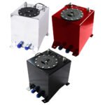 2.5 Gallon Universal Aluminum Racing Drift Fuel Cell Gas Tank + Level Sender – Vaizdas 2