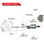 ⁦Fuel Injection Line Install Kit For LS Conversion EFI FI w/Filter and Regulator⁩ - الصورة ⁦5⁩