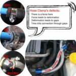 Hex Hose Finisher Clamp for Fuel/Oil/Gas/Air and Water End Cover Fitting 4/6/8/10/12AN – Vaizdas 7