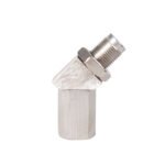 Stainless Steel Oxygen O2 Sensor CEL Eliminator Light  45°&90°& 0°   Adapter Mini Catalytic Convertor M18X1.5 Socket Plug - Ảnh 6