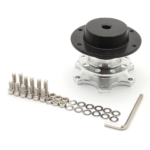 Universal Sports Steering Wheel Quick Release Snap Off Boss Kit Hub Adapter Red - Сурет 12