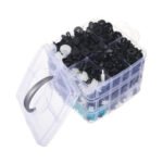 801Pcs/750Pcs/ 1000Pcs Car Retainer Auto Fasteners Push Trim Plastic Clips Pin Rivet Bumper Kit - Billede 6