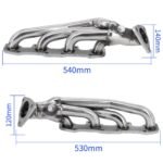 Stainless Steel headers for Toyota Tundra Sequoia 2000-2004 UCK 4.7L V8 2UZ-FE — изображение 2