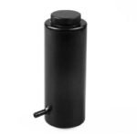 ⁦Universal Radiator Coolant Aluminum Catch Tank Overflow Reservoir 800ML Black⁩ - الصورة ⁦2⁩