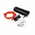 ⁦Universal Radiator Coolant Aluminum Catch Tank Overflow Reservoir 800ML Black⁩ - الصورة ⁦3⁩
