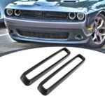 2PCS Front Grill Grille Insert Cover Trim for Dodge Challenger 2015-2023 Accessories - Ảnh 4