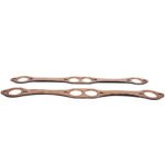 For SB Chevy 327 305 350 Reusable SBC Oval Port Copper Header Exhaust Gaskets – Vaizdas 3