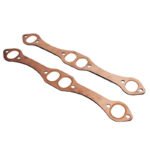 For SB Chevy 327 305 350 Reusable SBC Oval Port Copper Header Exhaust Gaskets – Vaizdas 4