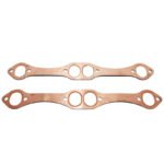 For SB Chevy 327 305 350 Reusable SBC Oval Port Copper Header Exhaust Gaskets – Vaizdas 5