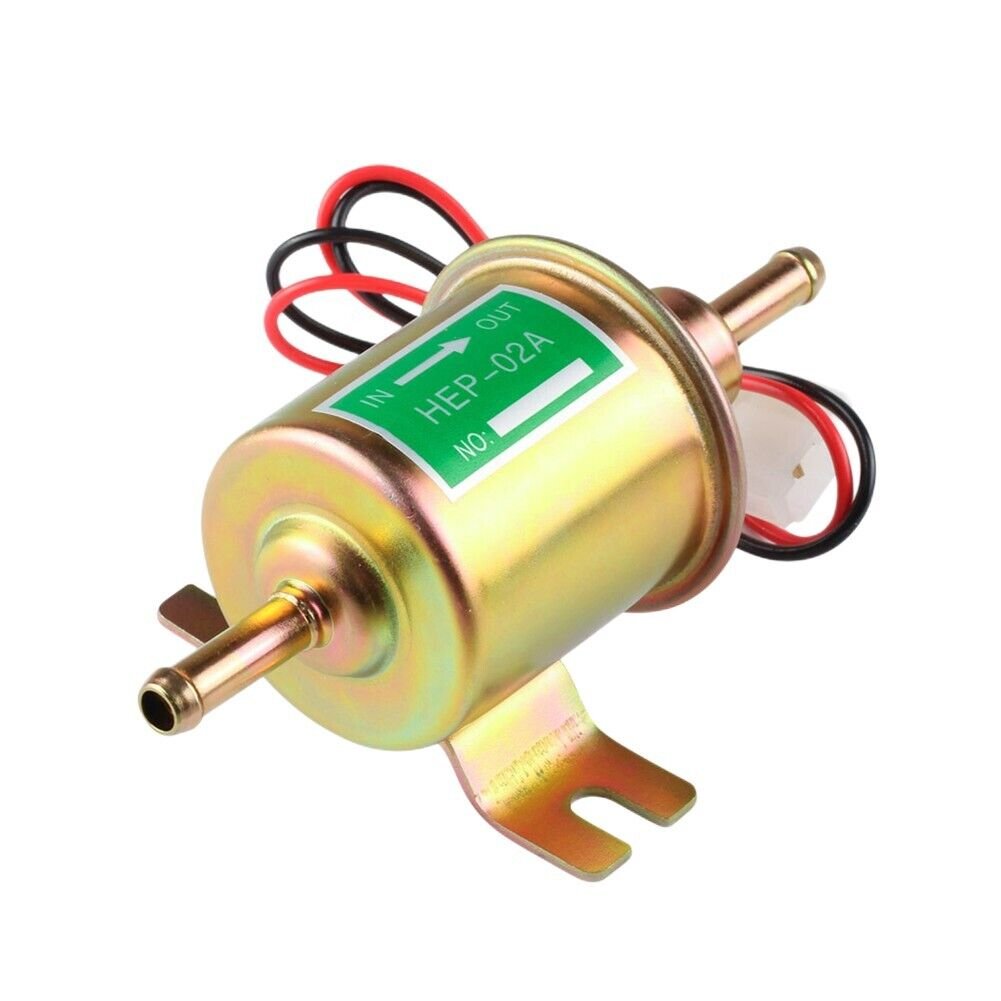 s-l1600_956b144d-f9e3-4ff1-ad17-cbe99bb08d06 12V Universal 3-6PSI Gas Diesel Inline Low Pressure Electric Fuel Pump HEP-02A - الصورة 1