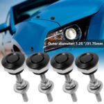 4 X Push Button Quick Release Hood Bonnet Pins Lock Clip Car Bumper Latch Kit – Vaizdas 17