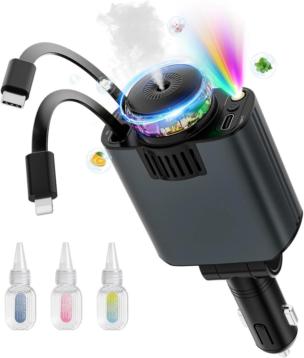 61dYmFcHr1L._AC_SL1500.jpg 5 in 1 Retractable Car Charger — изображение 1