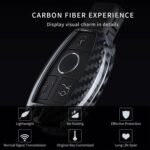 T-carbon Real Carbon Fiber Key Fob Cover Compatible with Mercedes Benz — изображение 2