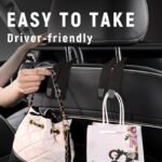 🔥LAST DAY SALE 50% OFF - 🚗Car Seat Back Alcantara Storage Hook - 💥Double Hook Holder for Convenient Storage — изображение 2